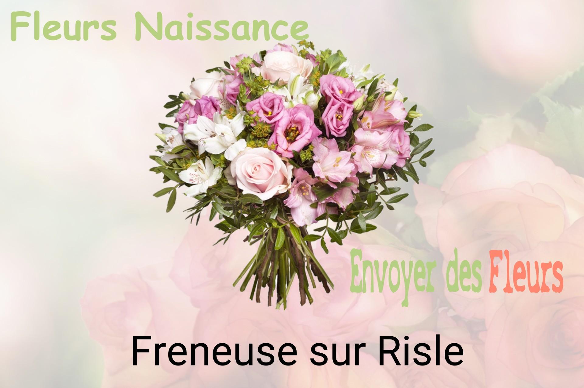 Bouquet de fleurs de naissance livré à Freneuse-sur-Risle